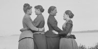 E. Alice Austen, The Darned Club, October 29, 1891.