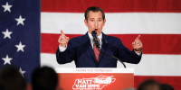 Image: Tennessee GOP Congressional Candidate Matt Van Epps Holds Election Night Election In Nashville